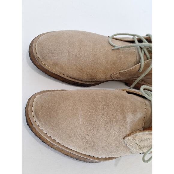 BOSS Orange Beige Suede Desert Chukka Boots Men’s 40 (US 7) Casual Crepe Sole - Picture 6 of 9